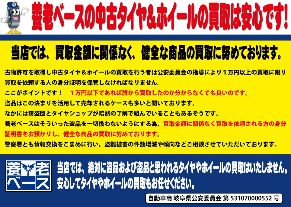 買い取りについて